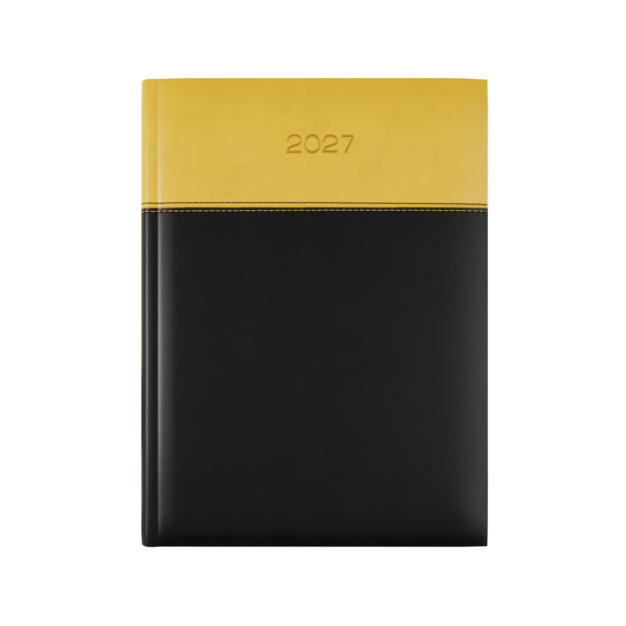 dorchester-horizon-a5-desk-week-to-view-black-yellow